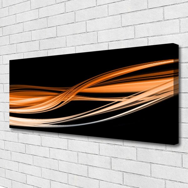 Obraz Canvas Abstrakcia vlny art umenie 125x50 cm
