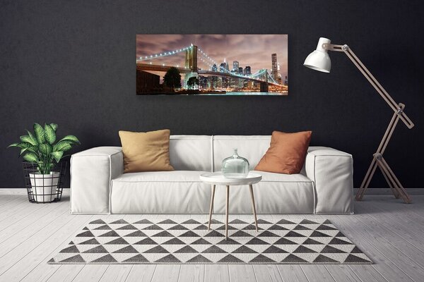 Obraz Canvas Most architektúra mesto 125x50 cm