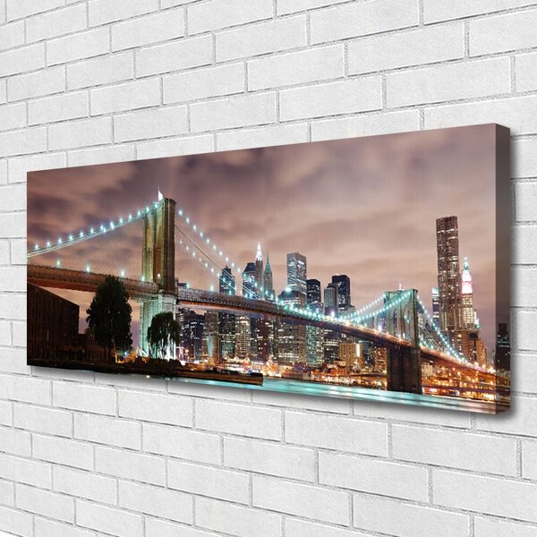 Obraz Canvas Most architektúra mesto 125x50 cm