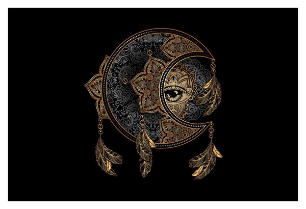 Obraz - Magické oko (90x60 cm)