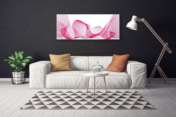 Obraz Canvas Abstrakcia čiary vlny umenie 125x50 cm
