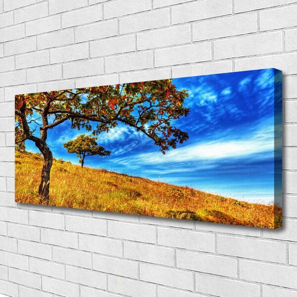Obraz Canvas Lúka strom príroda 125x50 cm
