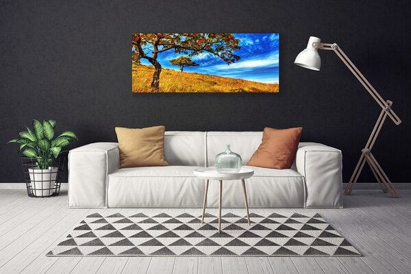 Obraz Canvas Lúka strom príroda 125x50 cm