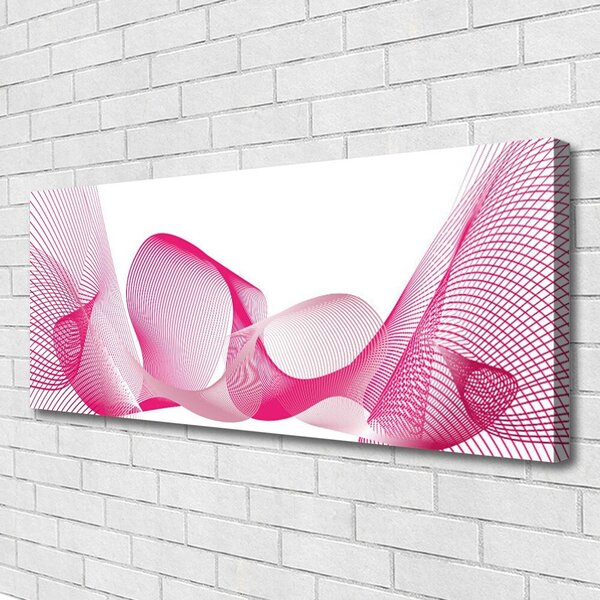 Obraz Canvas Abstrakcia čiary vlny umenie 125x50 cm