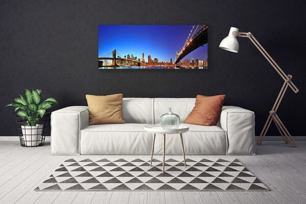 Obraz Canvas Most mesto architektúra 125x50 cm