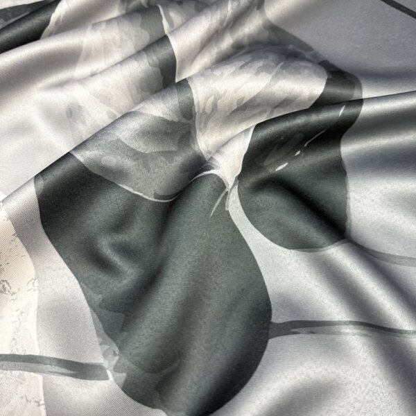 Ervi Blackout zatemňovací záves Super print - Elegantné lístie č.29