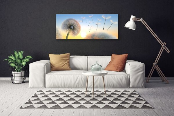 Obraz Canvas Púpava kvety 125x50 cm