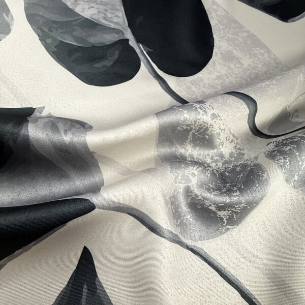 Ervi Blackout zatemňovací záves Super print - Elegantné lístie č.28