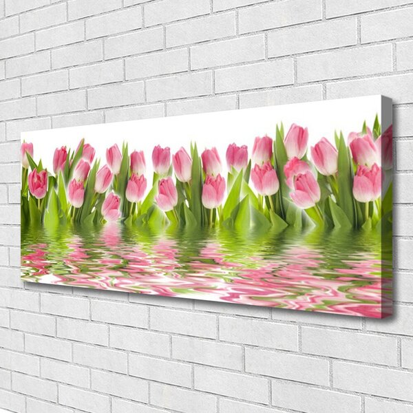 Obraz Canvas Tulipány rastlina príroda 125x50 cm