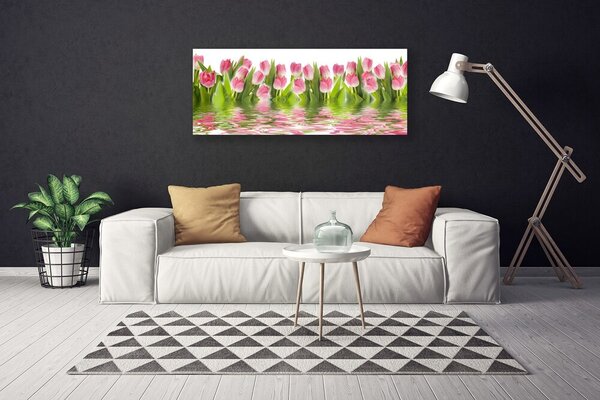 Obraz Canvas Tulipány rastlina príroda 125x50 cm