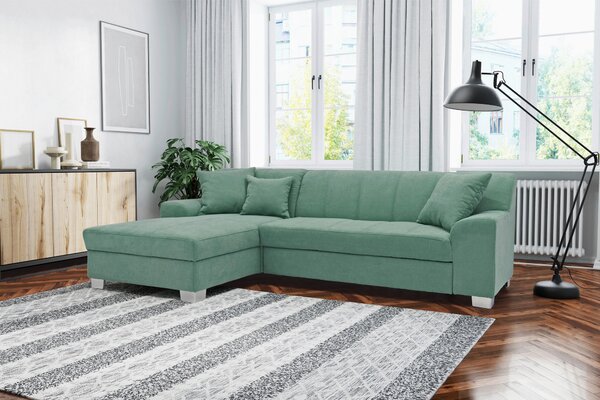 ROHOVÁ SEDAČKA, textil, mätovozelená MID.YOU - Sedačky, Online Only