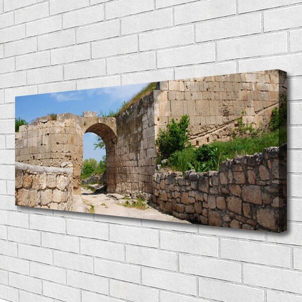 Obraz Canvas Zrúcanina architektúra 125x50 cm
