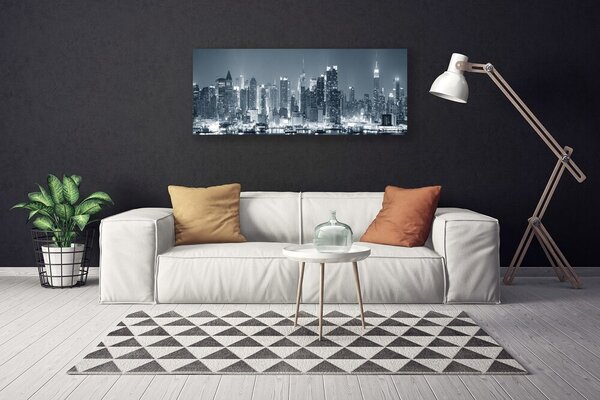 Obraz Canvas Mesto domy 125x50 cm