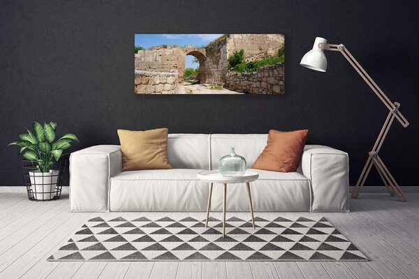 Obraz Canvas Zrúcanina architektúra 125x50 cm