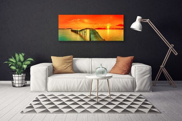Obraz Canvas Most more architektúra 125x50 cm