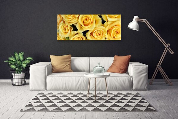 Obraz Canvas Ruže kvety rastlina 125x50 cm