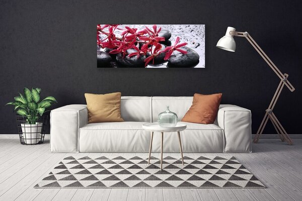 Obraz Canvas Kvet kamene umenie 125x50 cm