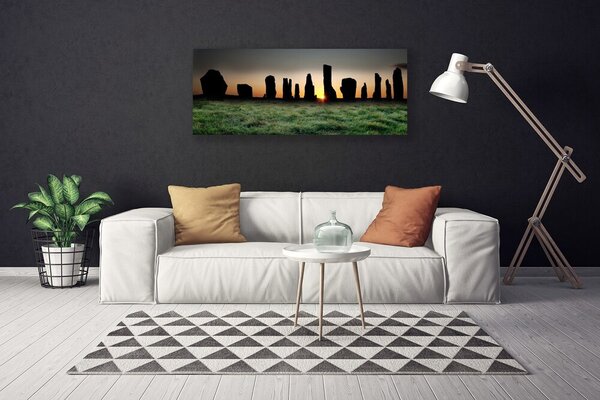 Obraz Canvas Skála umenie 125x50 cm