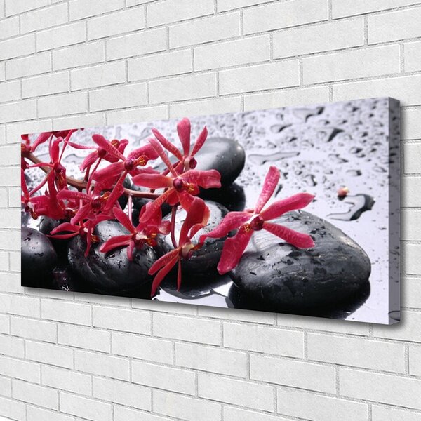 Obraz Canvas Kvet kamene umenie 125x50 cm