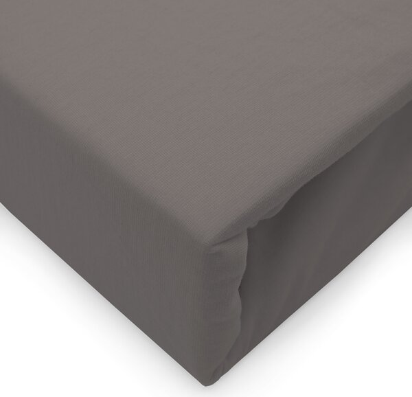 JERSEY PRESTIERADLO 90X200 CM, VÝŠKA 30 CM ANTRACIT