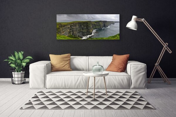 Obraz Canvas Záliv skaly voda krajina 125x50 cm