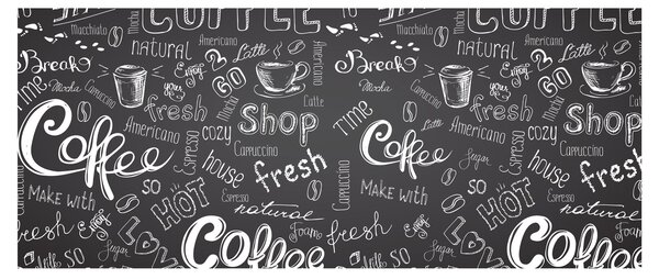 Obraz - Coffee (120x50 cm)