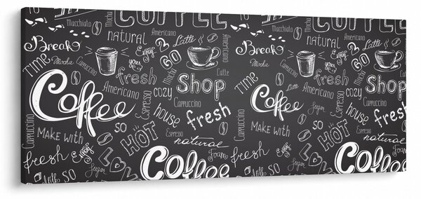 Obraz - Coffee (120x50 cm)