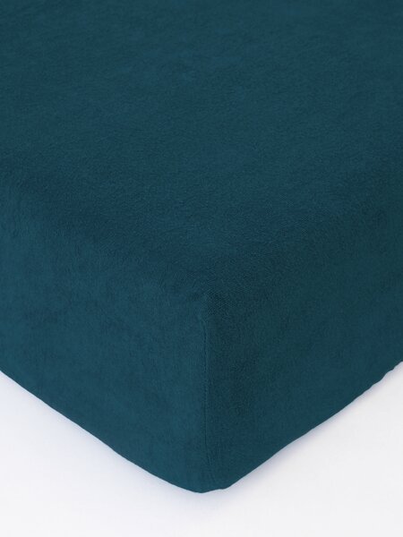 Froté plachta 180 × 200 cm - petrolejová