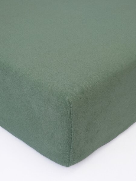 Froté plachta 140 × 200 cm - olivová