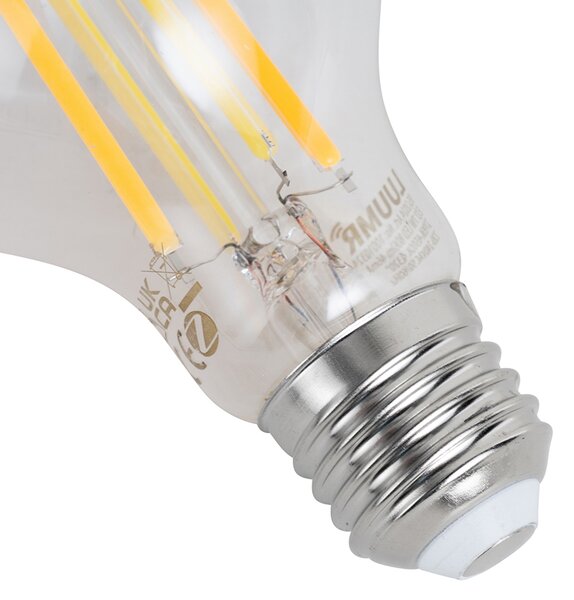 Sada 3 inteligentných stmievateľných LED žiaroviek E27 A60 7W 806LM 2700-6500K vrátane Zigbee Smart Hub