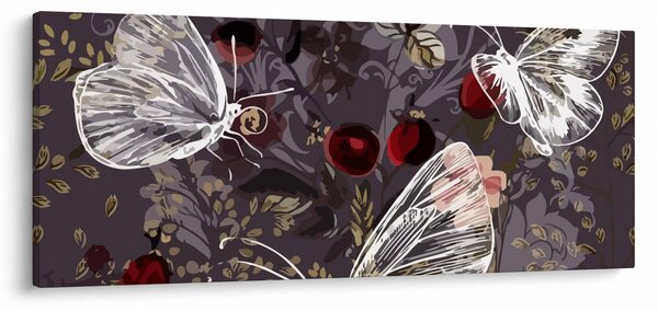 Obraz motýľov (120x50 cm)