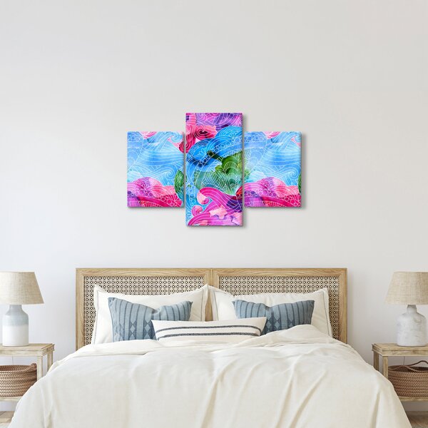 Obraz - Farebné vlny (90x60 cm)