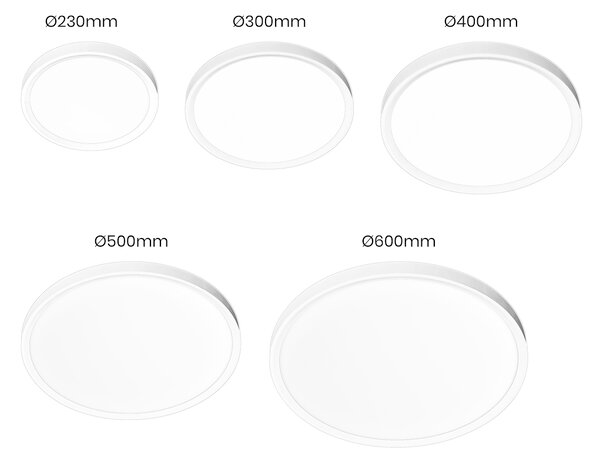 Stropné LED svietidlo Maq, 1x LED 18w, 3000-6500k, w