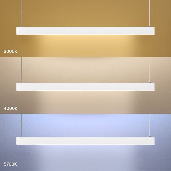 Závesné LED svietidlo Linea, 1x LED 36w, 3000-5700k, 3CCT, w