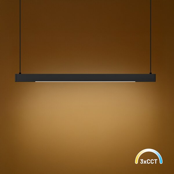 Závesné LED svietidlo Linea, 1x LED 36w, 3000-5700k, 3CCT, b