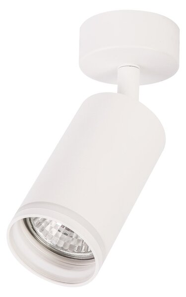 Bodové svietidlo Pipe Ring, 1x biele kovové tienidlo, w