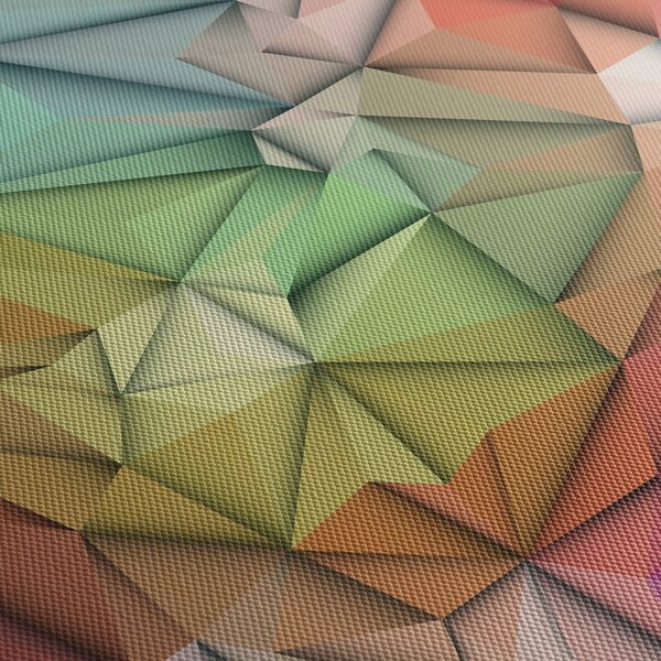 Obraz - Polygonálna abstrakcia (90x60 cm)