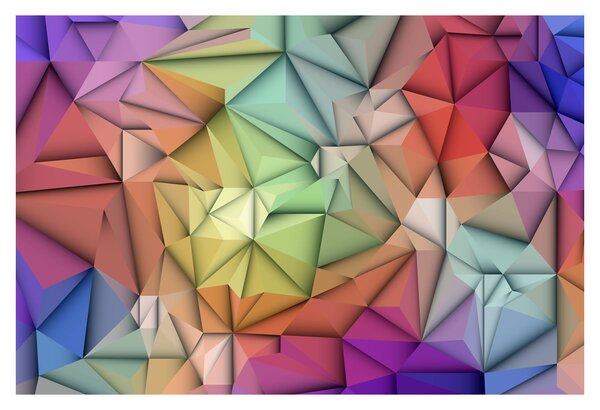 Obraz - Polygonálna abstrakcia (90x60 cm)