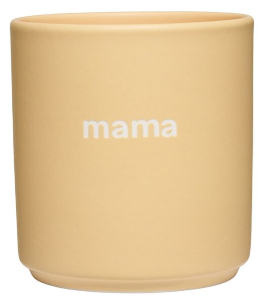 Porcelánový hrnček Yellow Mama 300 ml