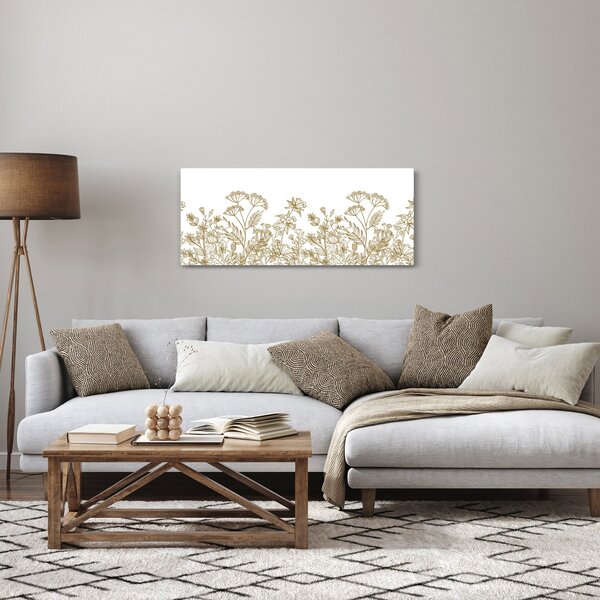 Obraz - Lúčne kvety (120x50 cm)