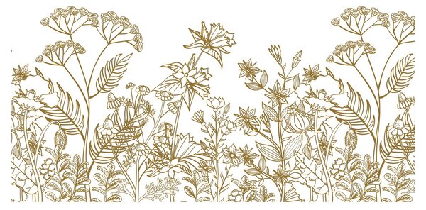Obraz - Lúčne kvety (90x60 cm)