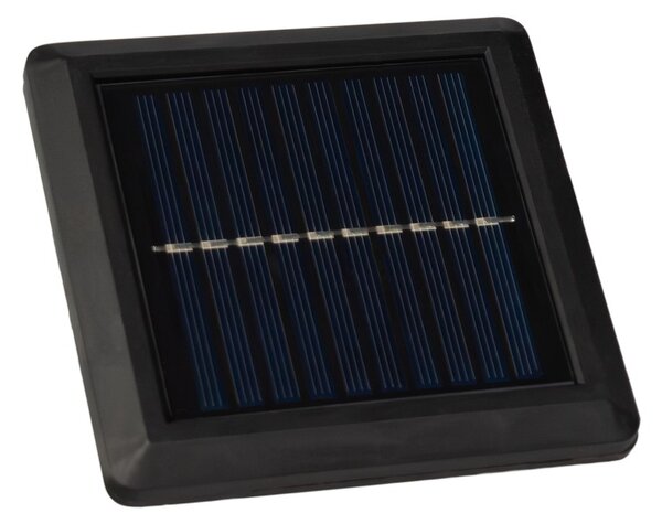 Exteriérové solárne LED svietidlo Depo, 1x LED 1,05w, čierna