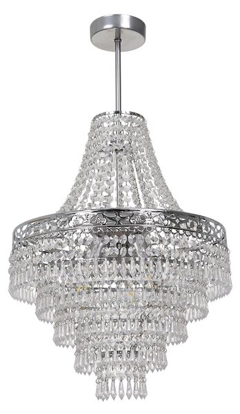 Luster Coral, 1x krištáľové tienidlo, ch