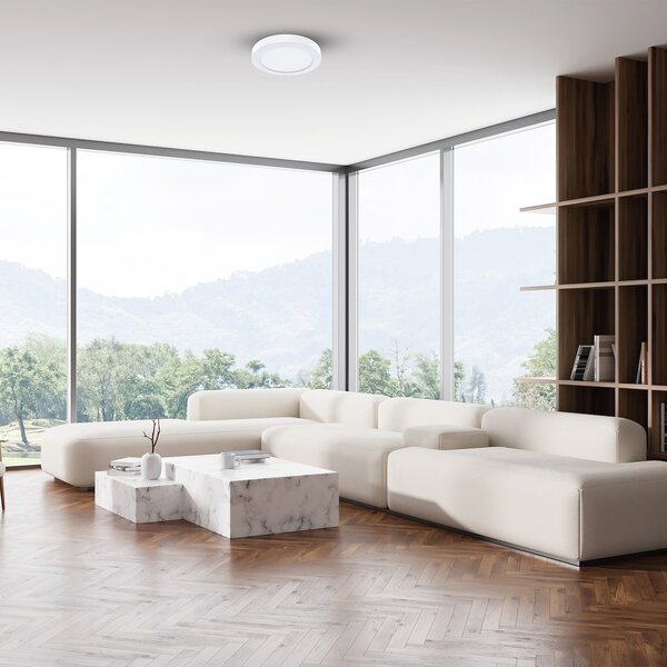 Stropné LED svietidlo Evora Round, 1x LED 6w, 3000-6000k, 3CCT, w