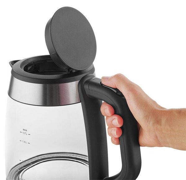 Rýchlovarná kanvica sklenená SILVER 1,7 l