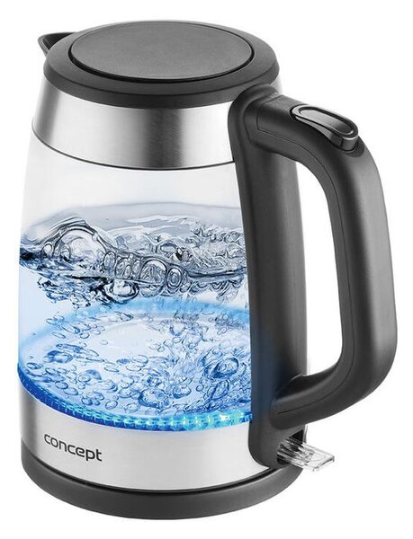 Rýchlovarná kanvica sklenená SILVER 1,7 l