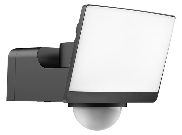 Exteriérové nástenné LED svietidlo Davos, 1x LED 30w, 4000k, čierna, pohybový senzor