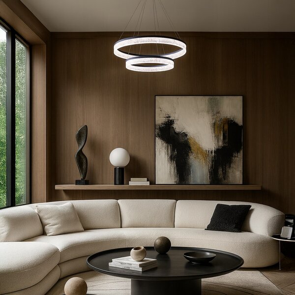 Závesné LED svietidlo Gala, 2x LED 54w, 4000k, s