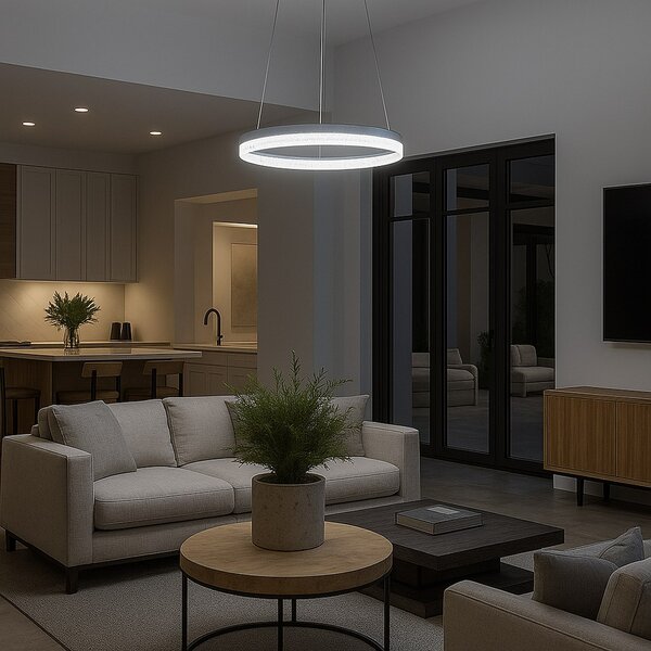 Závesné LED svietidlo Gala, 1x LED 25w, 4000k, s