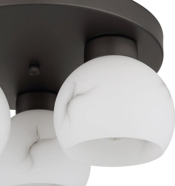 Globo 15999M-3D - Stropné svietidlo RAGUSA 3xE27/60W/230V priemer 31,5 cm